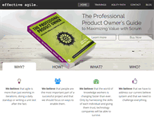 Tablet Screenshot of effectiveagile.com